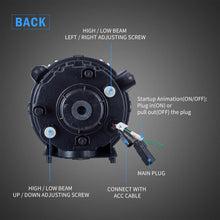 For Jeep Wrangler JL Gladiator 2018-2024 Headlights FULL LED Front Lamps