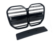 Double Line Front Bumper Center Grille For BMW 4 Series G22 G23 2 Door 2020-2024