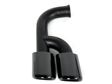 Black Exhaust Pipes Tips For Porsche Cayenne Base 92A Hybird 958 2011-2014