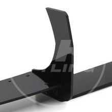 Gloss Black Rear Bumper Diffuser Dual Twin Exit For VW GOLF MK5 R32 04-09
