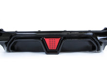 Glossy Black Rear Diffuser w/ LED Lights for BMW 5 Series G30 Sedan Sport Bumper 17-22