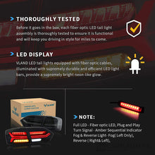 LED Sequential Smoked Rear Lights for VW Jetta 2011-2014 Tail Brake Lamps