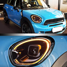 FULL LED Headlights For 2010-2016 Mini Cooper Countryman R60 W/Animation DRL