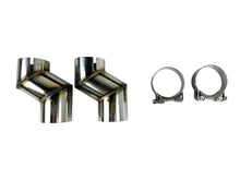 Rear Diffuser Exhaust Tips Replacement for Audi A4 B8.5 Standard Bumper 13-16