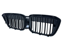 Front Kidney Grille Mesh Grill Dual Slats Style For BMW IX3 2022-2023