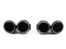 Black Exhaust Pipes Tips For Porsche Cayenne Base 92A Hybird 958 2011-2014