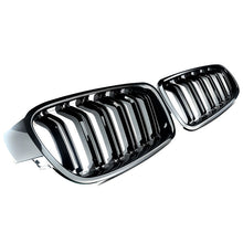 Kidney Grill Grille Gloss Black Twin Bar For BMW F30 F31 3 Series 2012-2018