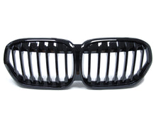 Gloss Black Single Slat Front Kidney Grille Grill for BMW X1 F48 F49 LCI 20-21