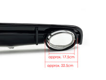 Rear Bumper Diffuser + Muffler Tips For Audi S6 A6 S-line C7.5 16-18