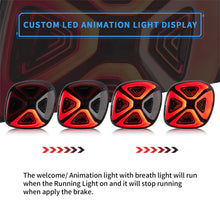 2015-2020 For Mercedez Smart 453 Fortwo Forfour LED Tail Lights Smoked Clear