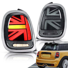 Sequential Red/Smoke LED Tail Lights For 14-19 Mini Cooper F55/56/57
