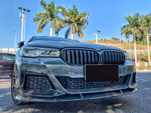 Glossy Black Front Kidney Grille Grill for BMW 5 Series G30 LCI 2021up W/ Camera