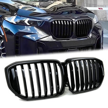 Gloss Black Front Kidney Grille Grill for BMW X5 G05 2018-2021