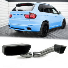 Black Exhaust Trims Tailpipes for BMW X5 E70 X6 E71 07-13