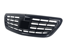 Glossy Black Front Grille Grill for Mercedes Benz S W222 Sedan 13-20 w/ ACC fg184
