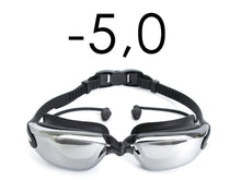 Swimming Goggles with Prescription Anti-Fog UV Protection Goggles -1.5 to -8.0 for Men and Women