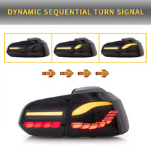Smoked/Red LED Tail Lights For VW Golf 6 MK6 2009-2013 w/Sequential
