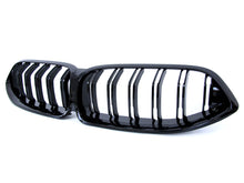 Glossy Black Front Kidney Grille Grill for BMW G14 8 Series W/O Camera