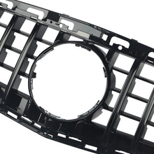 Front Grille Panamericana GT Glossy Black For Mercedes E Class W212 2014-2016