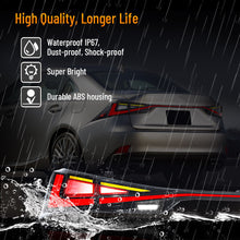 LED Tail Lights For Lexus IS250 300h 350F 2014-2020 Rear Lamps w/Animation