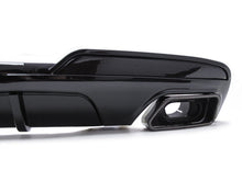 Gloss Black Rear Diffuser Muffler Tps for BMW 5-Series F10 Sedan Sport Bumper 12-16