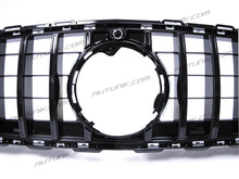 Black Front Bumper Grille Grill For Mercedes Benz W206 S206 Sedan Wagon C180 C200 C300 2022 2023 fg157