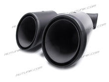 Fit for 11-14 Porsche Cayenne V8 Engine Exahsut Muffler Tips Matte Black et102