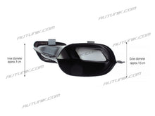 Rear Diffuser Chrome Exhaust Tips fpr Mercedes W205 Sedan w/ Standard Bumper di22