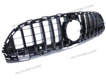 Black Front Bumper Grille Grill For Mercedes Benz W206 S206 Sedan Wagon C180 C200 C300 2022 2023 fg157