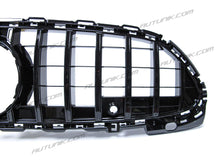 Black Front Bumper Grille Grill For Mercedes Benz W206 S206 Sedan Wagon C180 C200 C300 2022 2023 fg157