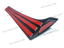 Gloss Black Rear Window Spoiler Side Wing Trim For VW Golf 7 MK7 MK7.5 Variant Wagon vw25