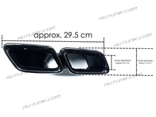 Black Exhaust Pipe Muffler Tips for Mercedes Benz C-Class W205 C205 A205 S205 C63 AMG 2015-2018 et70