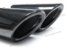 Glossy Black Exhaust Pipe Muffler Tips For Porsche Macan w/ 2.0L Engine 2019-2021 et104