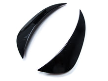 Front Bumper Canards Flaps Vent Gloss Black Fit Mercedes C-Class W205 AMG Sport 2015-2018 pz11