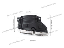 Rear Diffuser Chrome Exhaust Tips fpr Mercedes W205 Sedan w/ Standard Bumper di22