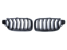 Gloss Black Front Kidney Grill Grille Dual Slats for BMW 3 Series F30 2012-2018 fg42