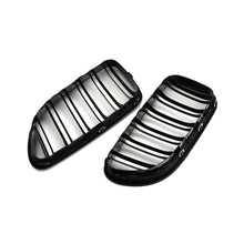 Gloss Black Dual Slats Front Kidney Grille Grill for BMW 6 Series F06 F12 F13 2012-2017