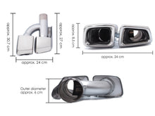 CLS63 Muffler Tips Exhaust Pipes for Mercedes CLS C218 W218 W219 AMG 06-17