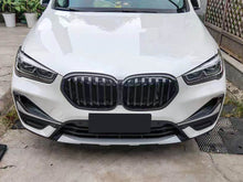 Gloss Black Single Slat Front Kidney Grille Grill for BMW X1 F48 F49 LCI 20-21