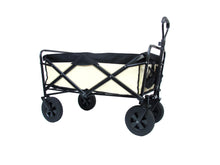 White Handcart Folding Cart with Inner Tarpaulin for Camping Beach Outdoor Travel cp12