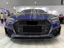 Front Bumper Grille Honeycomb Grill for Audi A5 B9 S5 17-19 fg120