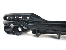 Gloss Black Rear Diffuser w/ Exhaust Tips For 2020–2024 Audi A4 B9.5 Non S-Line