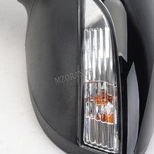 Gloss Black Left Wing Mirror Electric Heated 6 Pins For Ford Fiesta 2013-2017