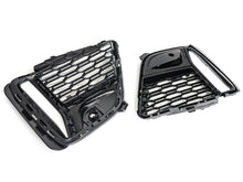 Black Front Bumper Fog Light Grille Cover For BMW 3 Series G20 Sedan M Sport Bumper 19-22