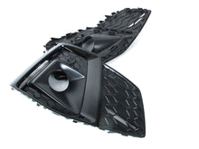 Black Front Bumper Fog Light Grilles Cover For Audi A5 S5 F5 S Line 2020+
