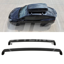 Cross Bars Black Roof Rails Pair Kit Full Width For Tesla Model Y 2020+