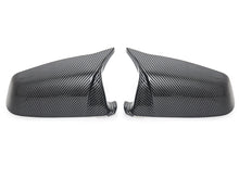 L+R Carbon Look O/S Wing Mirror Cover Caps for BMW 5 Series E60 E61 6 Series E63 E64 LCI 08-11