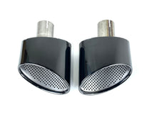 Gloss Black RS Style Exhaust Tailpipe Tip for Audi A4 A5 A6 A7 - Single Inlet 55-59mm