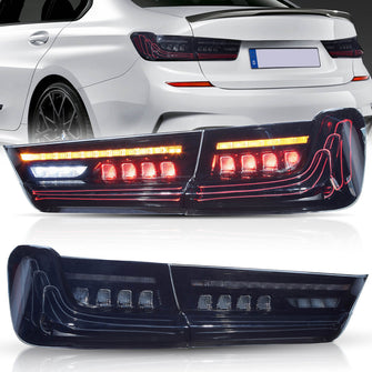 LED Smoked Tail Lights For BMW 3 Series G20 M3 2019-2022 Sequential