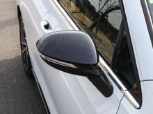 Carbon Look Side Mirror Cover Caps Replacement for VW Golf MK8 2022+ No Assist